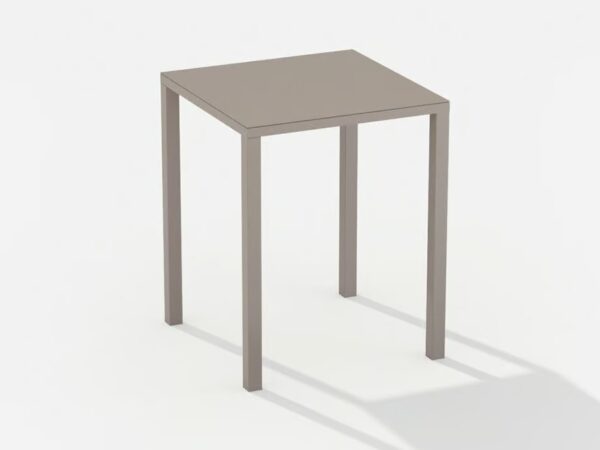Quadratischer Hochtisch aus Aluminium | FAST | Omnia Selection