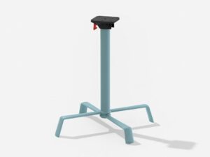 Klappbares 4-Speichen- Tischsockel aus Aluminium | FAST | Omnia Selection