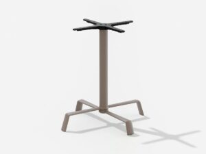 4-Speichen- Tischsockel aus Aluminium | FAST | Omnia Selection