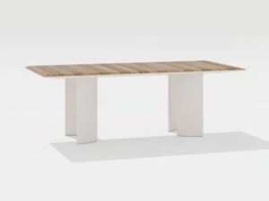 Rechteckiger Gartentisch aus Teakholz | FAST | Naca