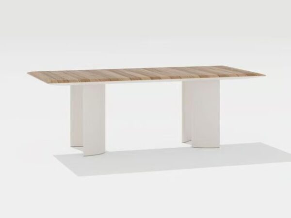 Rechteckiger Gartentisch aus Teakholz | FAST | Naca