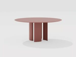 Runder Gartentisch aus Aluminium | FAST | Naca