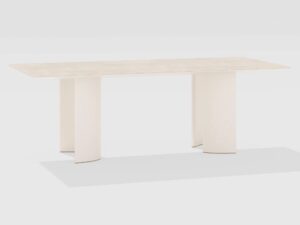 Rechteckiger Gartentisch aus Feinsteinzeug | FAST | Naca