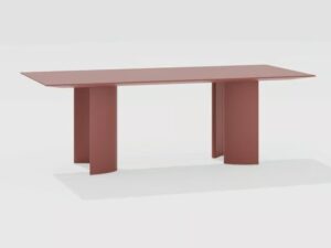 Rechteckiger Gartentisch aus Aluminium | FAST | Naca