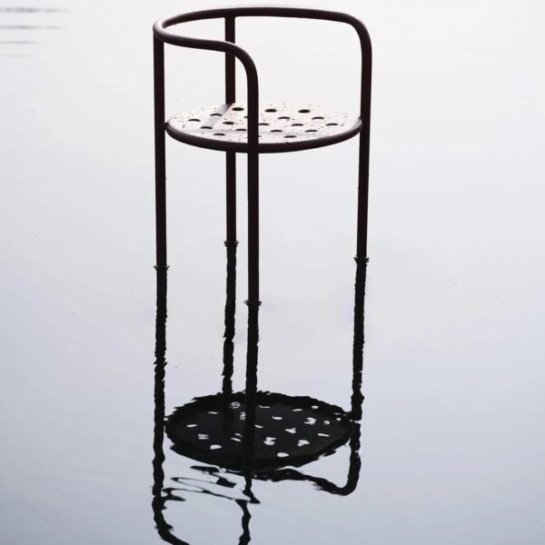 Gartenstuhl aus pulverbeschichtetem Aluminium mit Armlehnen | FAST | Roè - Image 11