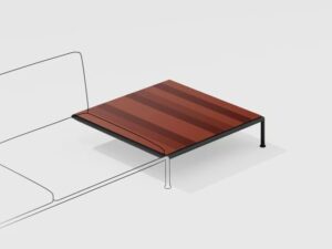 Modularer niedriger Garten-Beistelltisch aus Lavastein | FAST | Roè