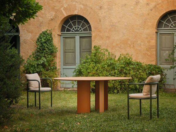 Mit abnehmbarem Bezug Gartenstuhl mit Armlehnen | FAST | Roè - Image 8