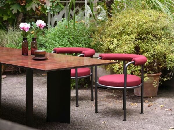 Gepolsterter mit abnehmbarem Bezug Gartenstuhl mit Armlehnen | FAST | Roè - Image 9