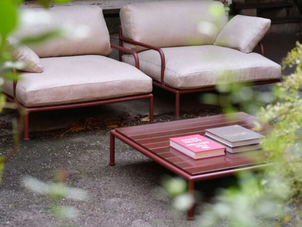 Rechteckiger niedriger Garten-Beistelltisch aus Lavastein | FAST | Roè - Image 2