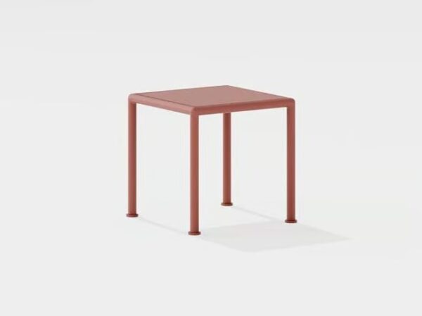 Quadratischer Garten-Beistelltisch aus pulverbeschichtetem Aluminium | FAST | Roè
