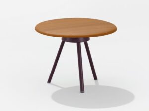 Runder Garten-Beistelltisch aus Irokoholz | FAST | Zebra