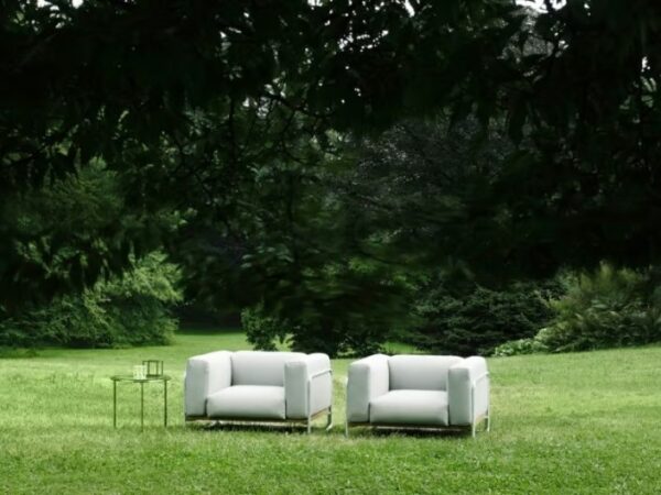 Gartensessel aus Stoff mit Armlehnen | Living Divani | Filo Outdoor - Image 5