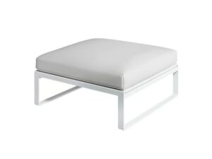 Sitzpouf für den Aussenbereich aus Aluminium | GANDIABLASCO | Flat