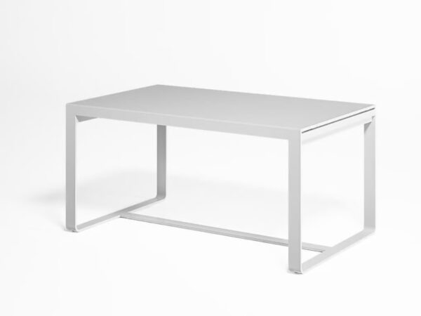 Rechteckiger Gartentisch aus Thermolackiertem Aluminium | GANDIABLASCO | Flat