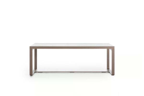 Rechteckiger Gartentisch aus Thermolackiertem Aluminium | GANDIABLASCO | Flat - Image 11