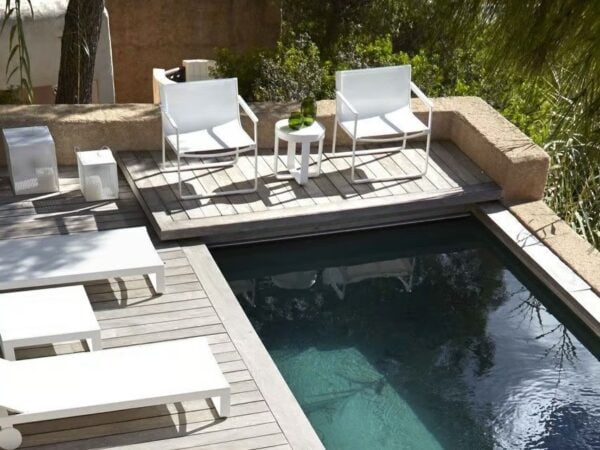 Runder Garten-Beistelltisch aus Thermolackiertem Aluminium | GANDIABLASCO | Flat - Image 6