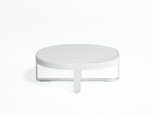 Runder Garten-Beistelltisch aus Thermolackiertem Aluminium | GANDIABLASCO | Flat - Image 2