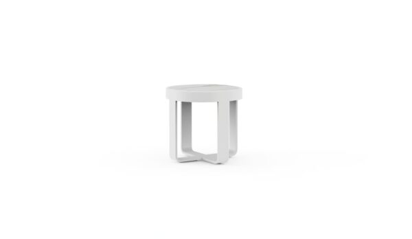 Runder Garten-Beistelltisch aus Thermolackiertem Aluminium | GANDIABLASCO | Flat - Image 14