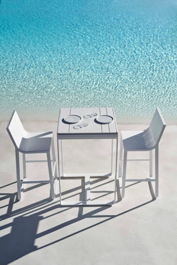 Hocker aus Thermolackiertem Aluminium | GANDIABLASCO | Flat - Image 2