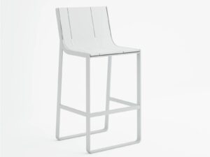 Hocker aus Thermolackiertem Aluminium | GANDIABLASCO | Flat