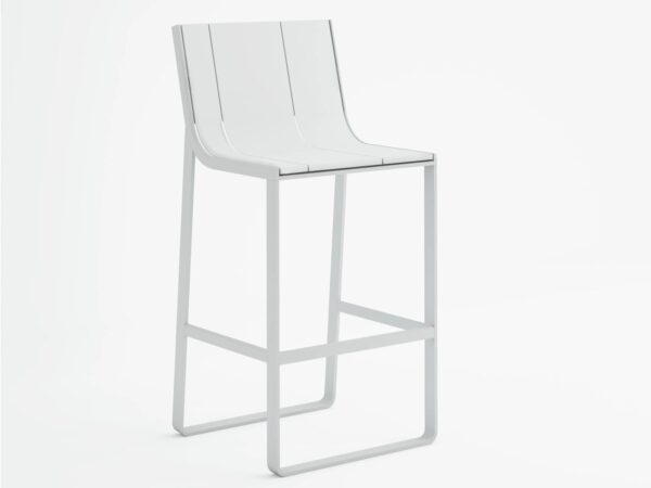 Hocker aus Thermolackiertem Aluminium | GANDIABLASCO | Flat