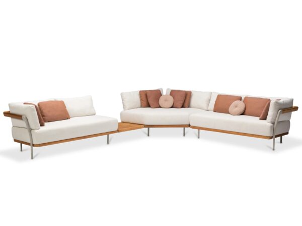 Modulares Garten Ecksofa aus Stoff | MANUTTI | Flows