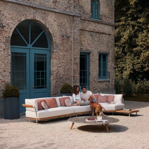 Modulares Garten Ecksofa aus Stoff | MANUTTI | Flows - Image 4