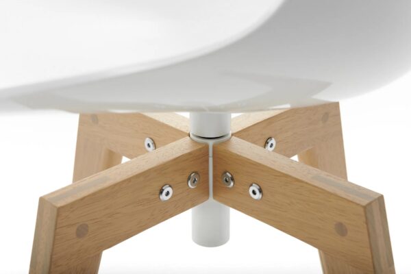 Drehbarer Gartenstuhl aus Polycarbonat mit Sternfuss | MDF Italia | Flow - Image 6