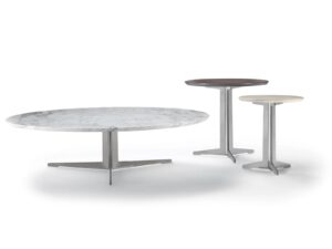 Runder Couchtisch aus Marmor | Flexform | Fly