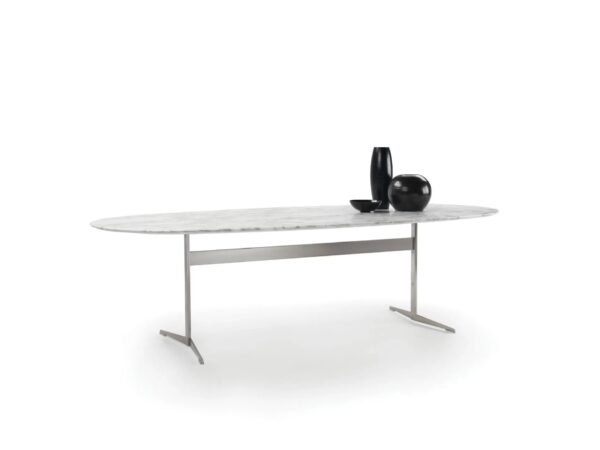 Ovaler Esstisch aus Marmor | Flexform | Fly - Image 4