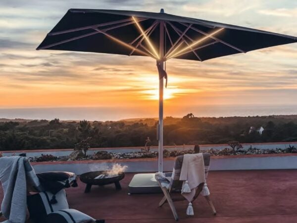 Sonnenschirm aus Aluminium mit integrierter Beleuchtung | Glatz - Image 12