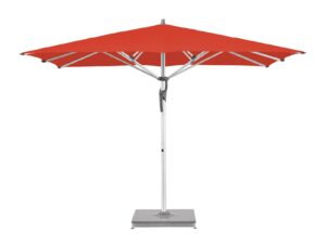 Sonnenschirm aus Aluminium mit integrierter Beleuchtung | Glatz