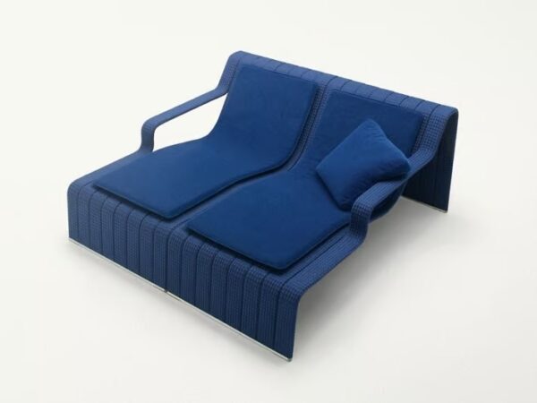 Gepolsterte Récamiere für den Garten aus Stoff | Paola Lenti | Frame - Image 3