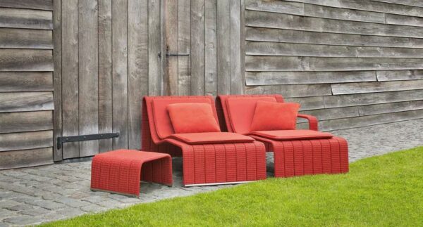Gepolsterte Récamiere für den Garten aus Stoff | Paola Lenti | Frame - Image 4