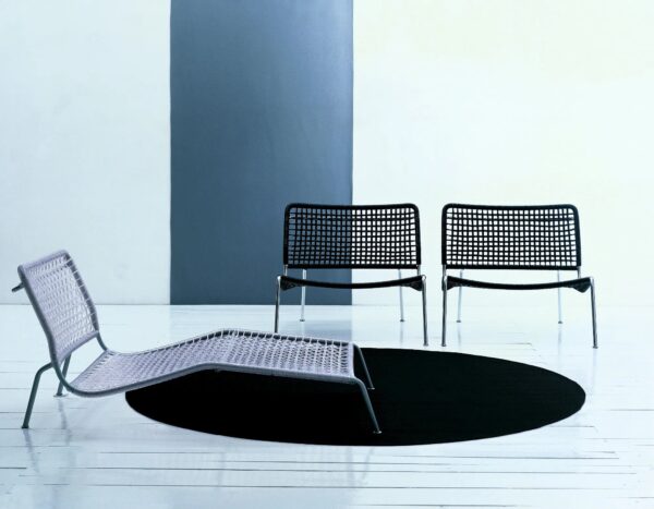 Lounge Gartensessel aus Leder | Living Divani | Frog - Image 3
