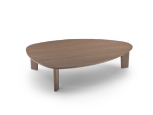 Niedriger Couchtisch aus Holz | Flexform | Arnold