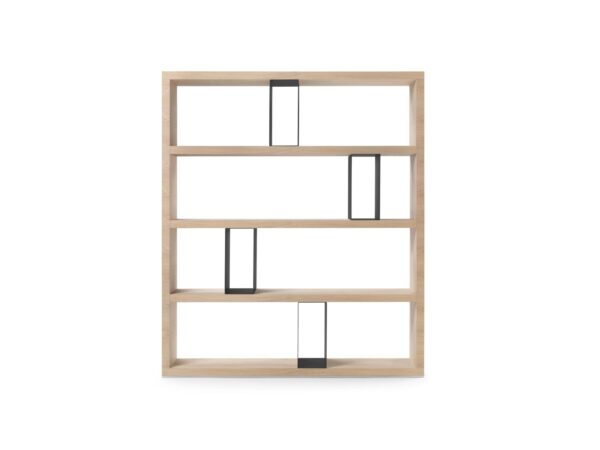 Double-sided offenes Bücherregal aus Holzfurnier | Flexform - Image 2