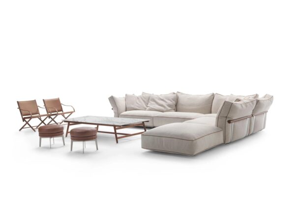 4-Sitzer Ecksofa | Flexform | Camelot - Image 4