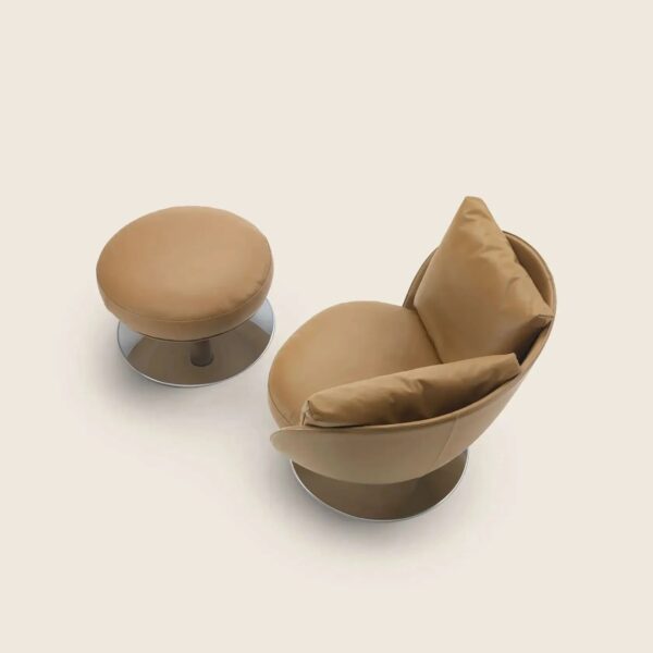 Runder gepolsterter Sitzpuff | Flexform | ERI - Image 5