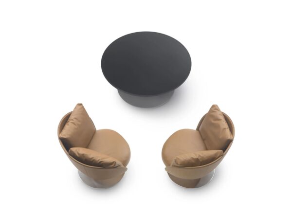 Drehbarer Sessel mit Armlehnen | Flexform | ERI - Image 4