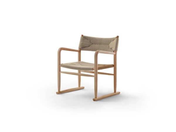 Gartensessel aus Irokoholz mit Armlehnen | Flexform | Kim Outdoor