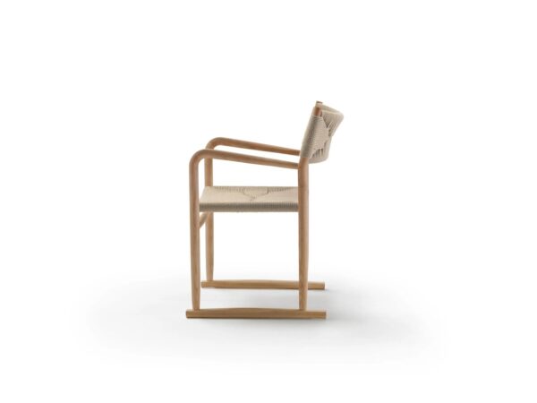 Lounge Gartensessel aus Irokoholz mit Armlehnen | Flexform | Kim Outdoor - Image 2