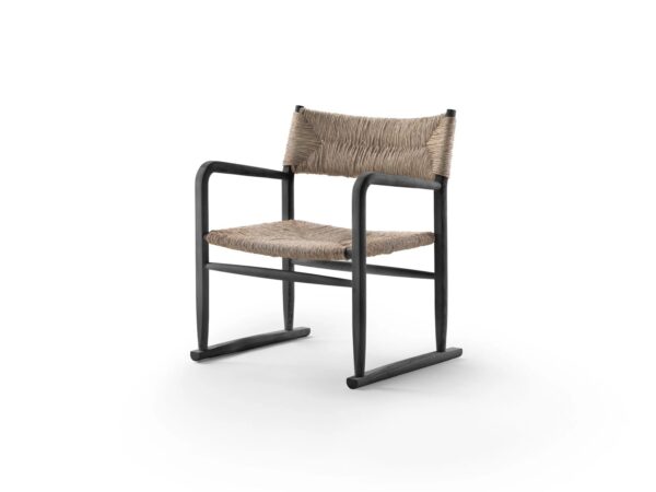 Sessel aus massivem Holz mit Armlehnen | Flexform | Kim