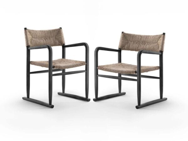 Loungesessel aus massivem Holz mit Armlehnen | Flexform | Kim - Image 4