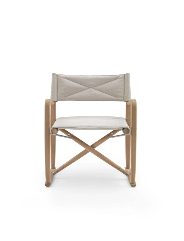 Klappbarer Gartensessel aus Irokoholz mit Armlehnen | Flexform | Luchino Outdoor - Image 2