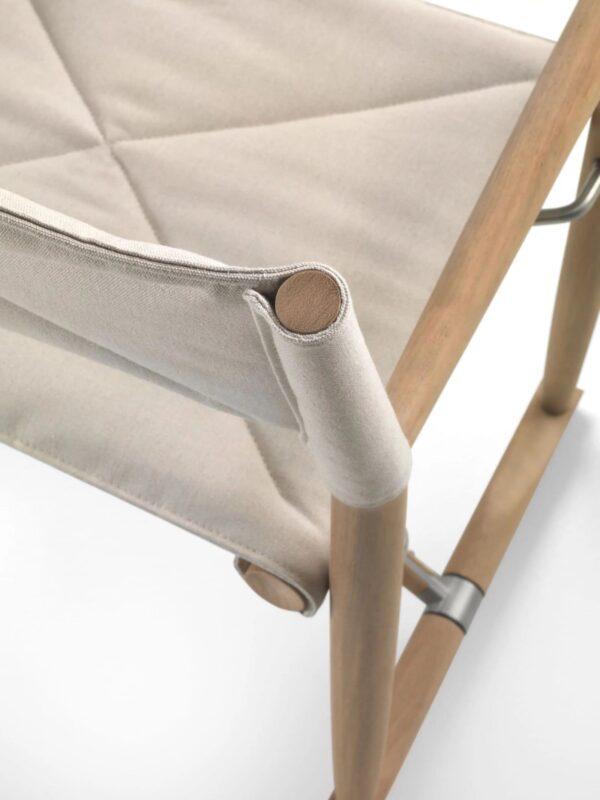 Klappbarer Lounge Gartensessel aus Irokoholz mit Armlehnen | Flexform | Luchino Outdoor - Image 7