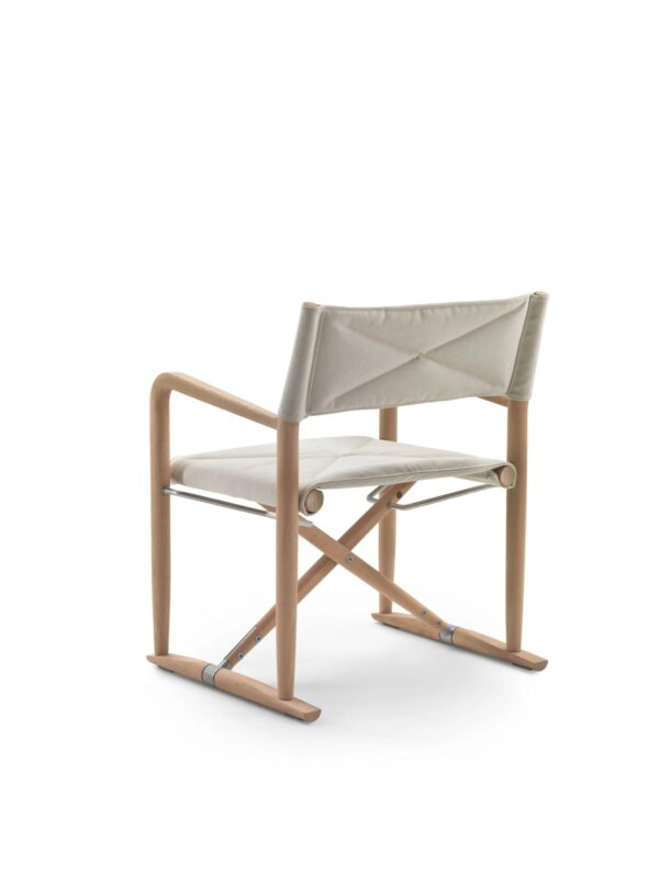 Klappbarer Gartensessel aus Irokoholz mit Armlehnen | Flexform | Luchino Outdoor - Image 4