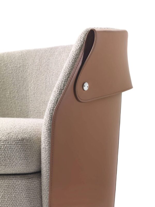 Drehbarer Sessel mit Armlehnen | Flexform | Ozzy - Image 4