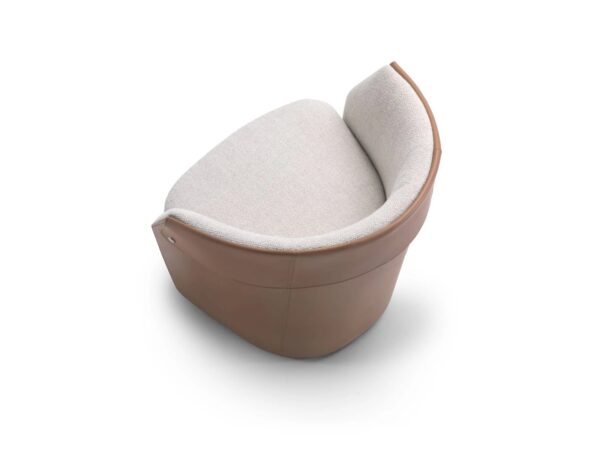 Drehbarer Sessel mit Armlehnen | Flexform | Ozzy - Image 3