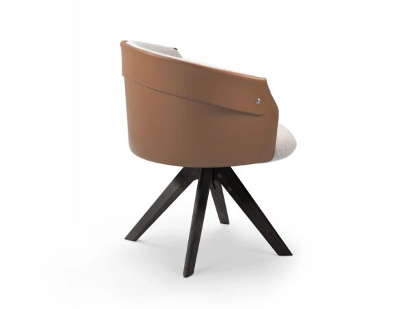 Drehbarer Loungesessel mit Armlehnen mit Sternfuß | Flexform | Ozzy - Image 4